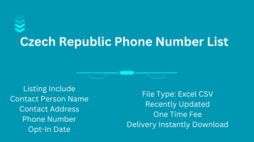 Czech Republic Phone Number List