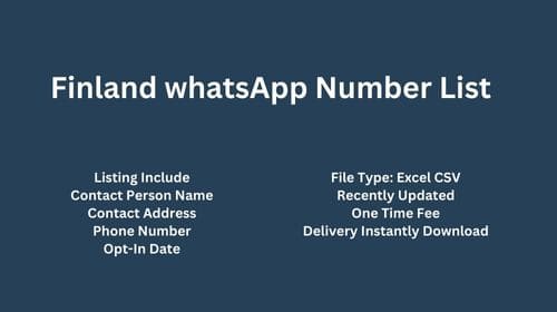 Finland WhatsApp Number List