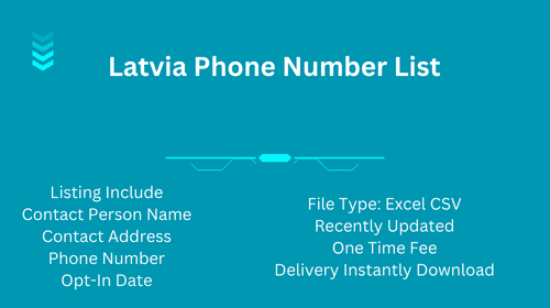 Latvia Phone Number List