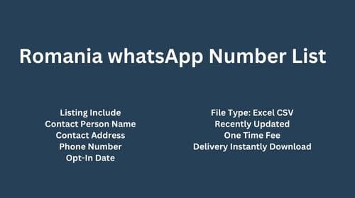 Romania WhatsApp Number List