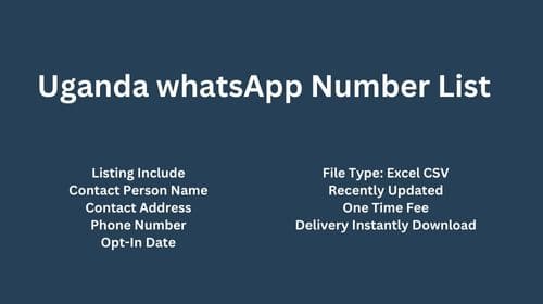 Uganda WhatsApp Number List